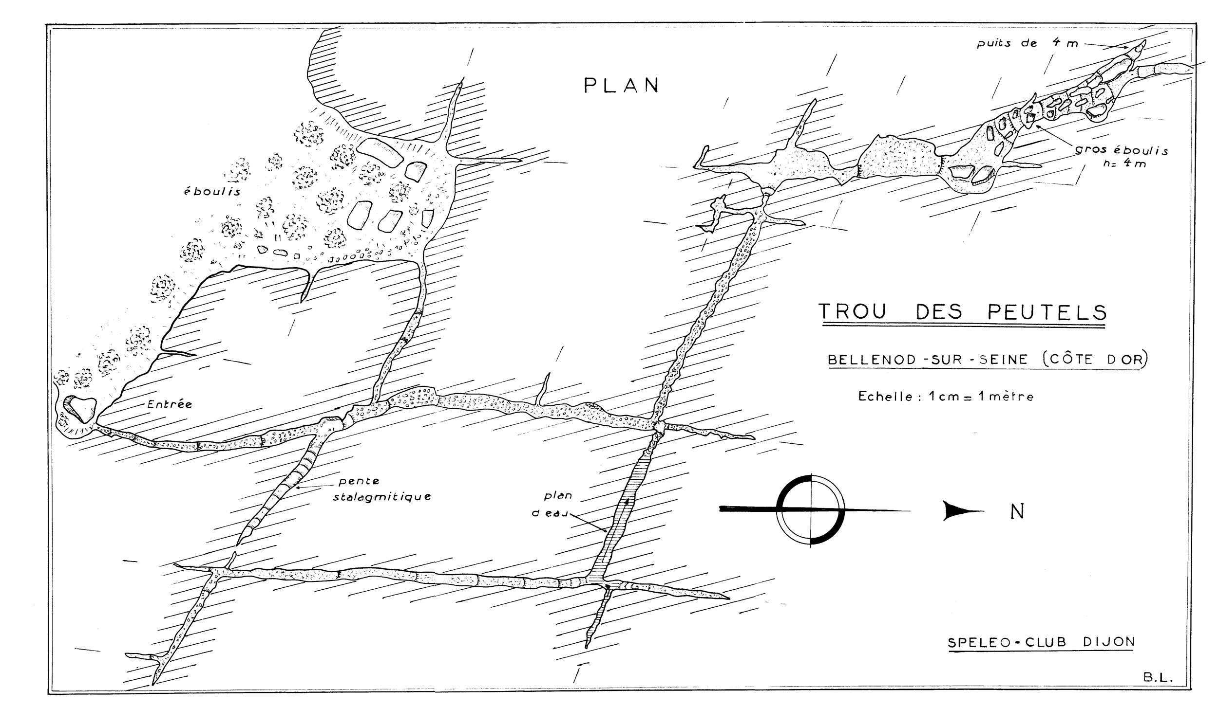Trou des Peutels n°1 : topographie
Fichier manquant