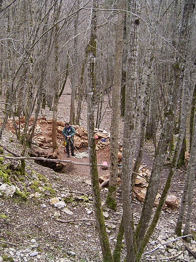 L'entrée du gouffre de la Rochotte
Fichier manquant